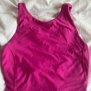 Lululemon High Neck Align Tank- SONIC PINK